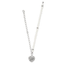 Brighton Contempo Heart Pearl Charm Necklace