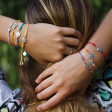 Breathe Blessing Bracelet- Navy/Silver