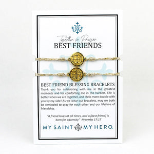 Best Friends Bracelet Set- Metallic Gold