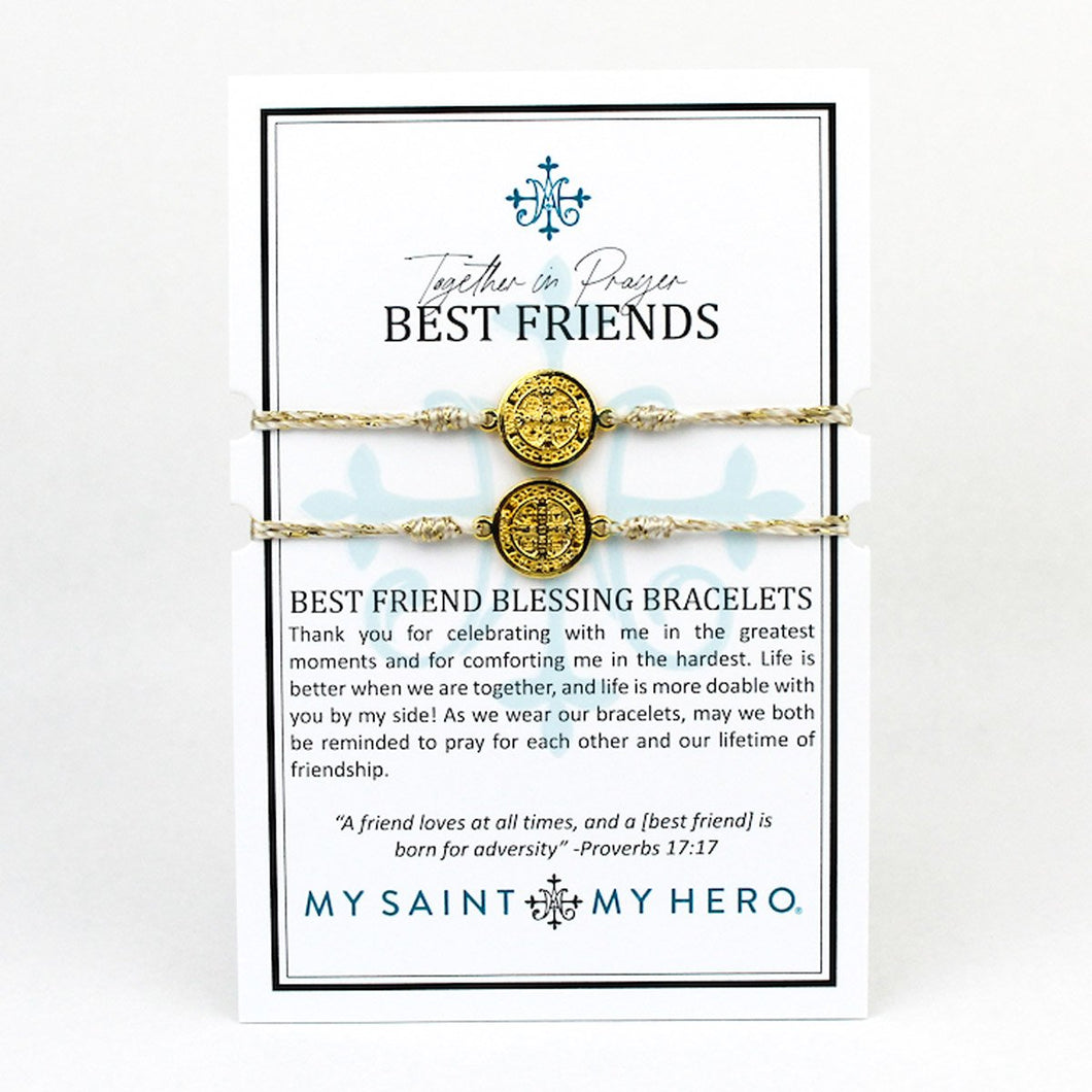 Best Friends Bracelet Set- Metallic Gold
