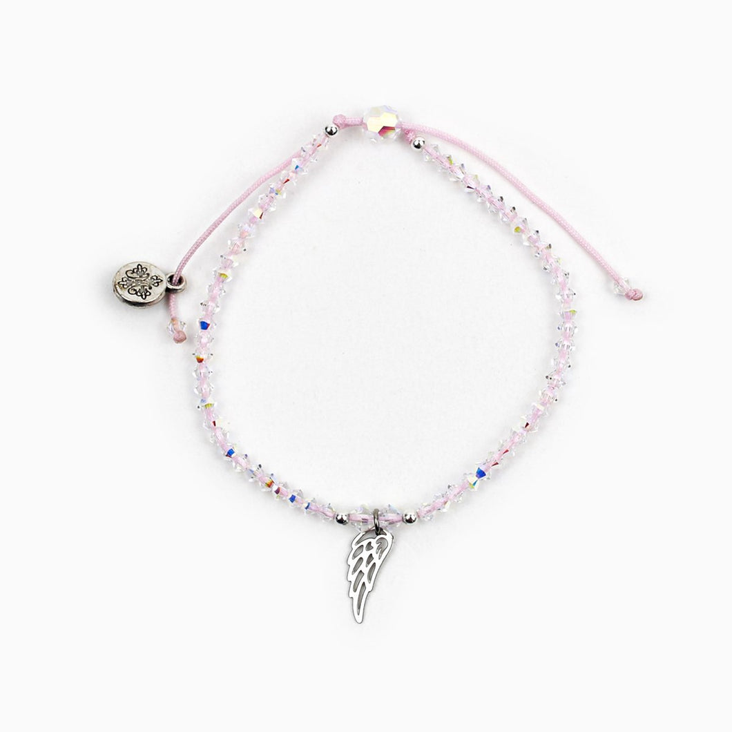 Angelic Light Bracelet - Silver/Pink
