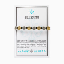 Benedictine Blessing Bracelet- Mixed Medals/Slate
