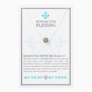 Benedictine Petite Necklace- Silver - Inspired Style Boutique