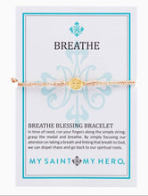 Breathe Blessing Bracelet- Metallic Copper/Gold