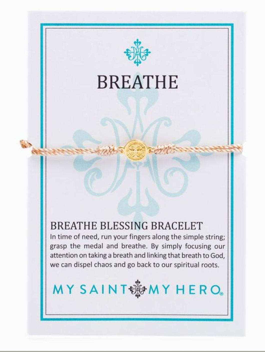 Breathe Blessing Bracelet- Metallic Copper/Gold