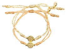 Breathe Blessing Bracelet- Metallic Copper/Gold